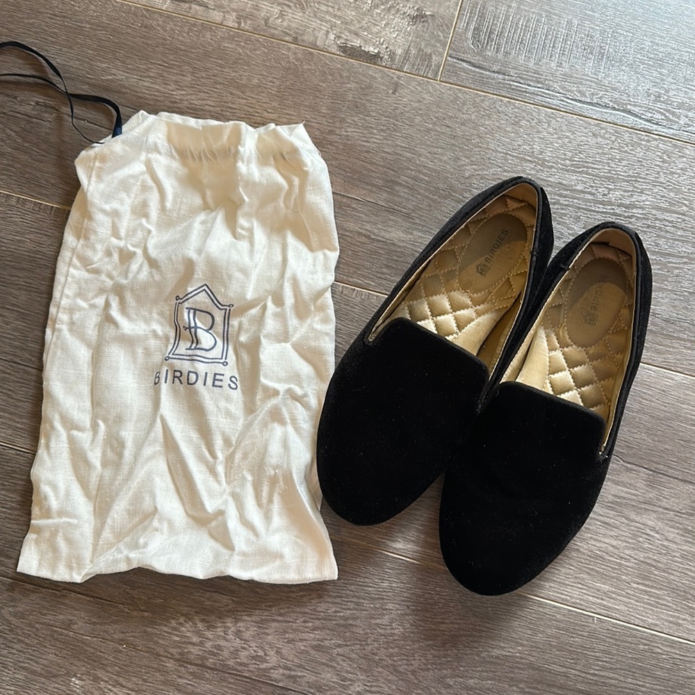 Birdies black slippers